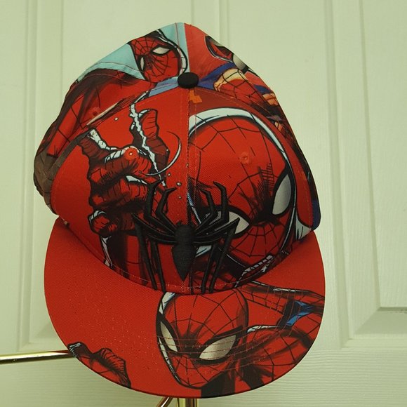 Marvel Other - Marvel Comics Spiderman Embroidered Classic Character Costume Snapback Hat